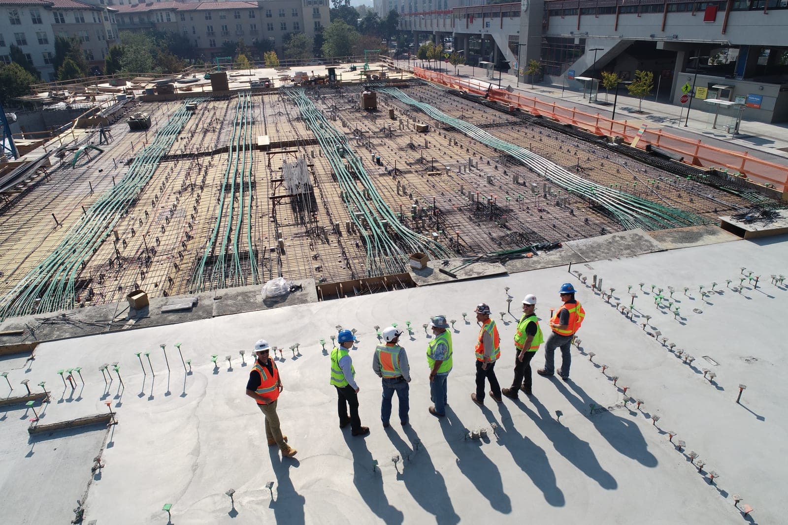 A construction crew on a jobsite — the kind of team Action Fastenings has supported for 37 years